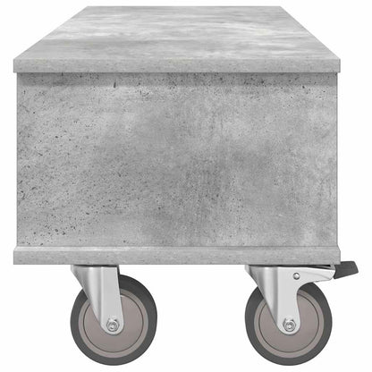 Televizní Stojan 100 X 35 X 35 Cm Betonově Šedá