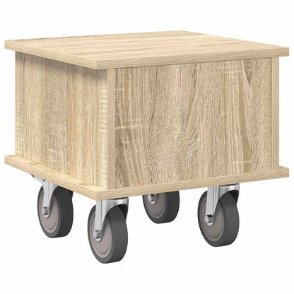 Televizní Stojan 37 X 35 X 35 Cm Sonoma Dub Kompozitní Dřevo