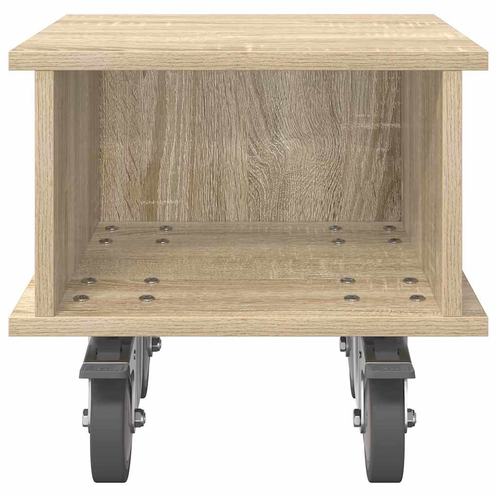 Televizní Stojan 37 X 35 X 35 Cm Sonoma Dub Kompozitní Dřevo