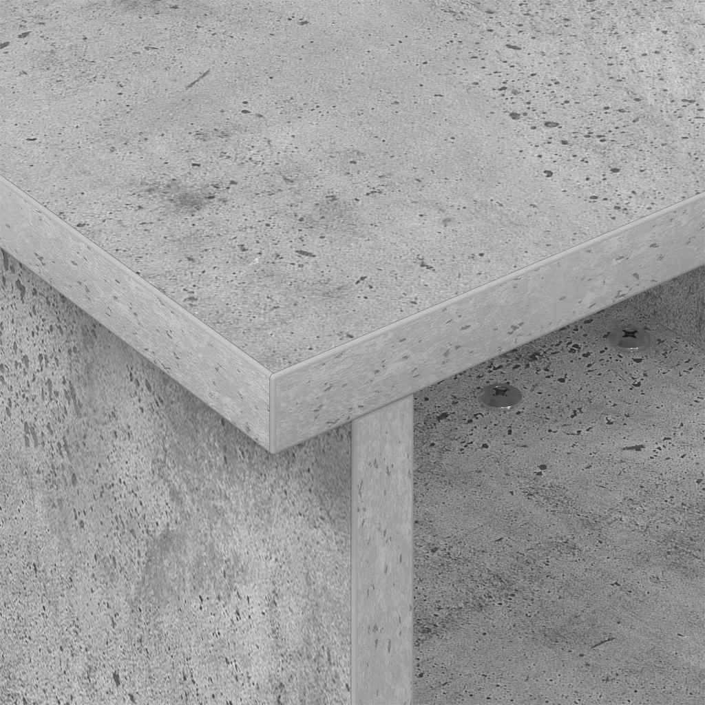 Televizní Stojan 37 X 35 X 35 Cm Betonově Šedá Kompozitní Dřevo