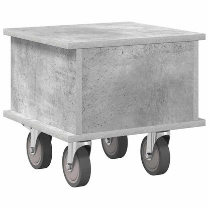 Televizní Stojan 37 X 35 X 35 Cm Betonově Šedá Kompozitní Dřevo