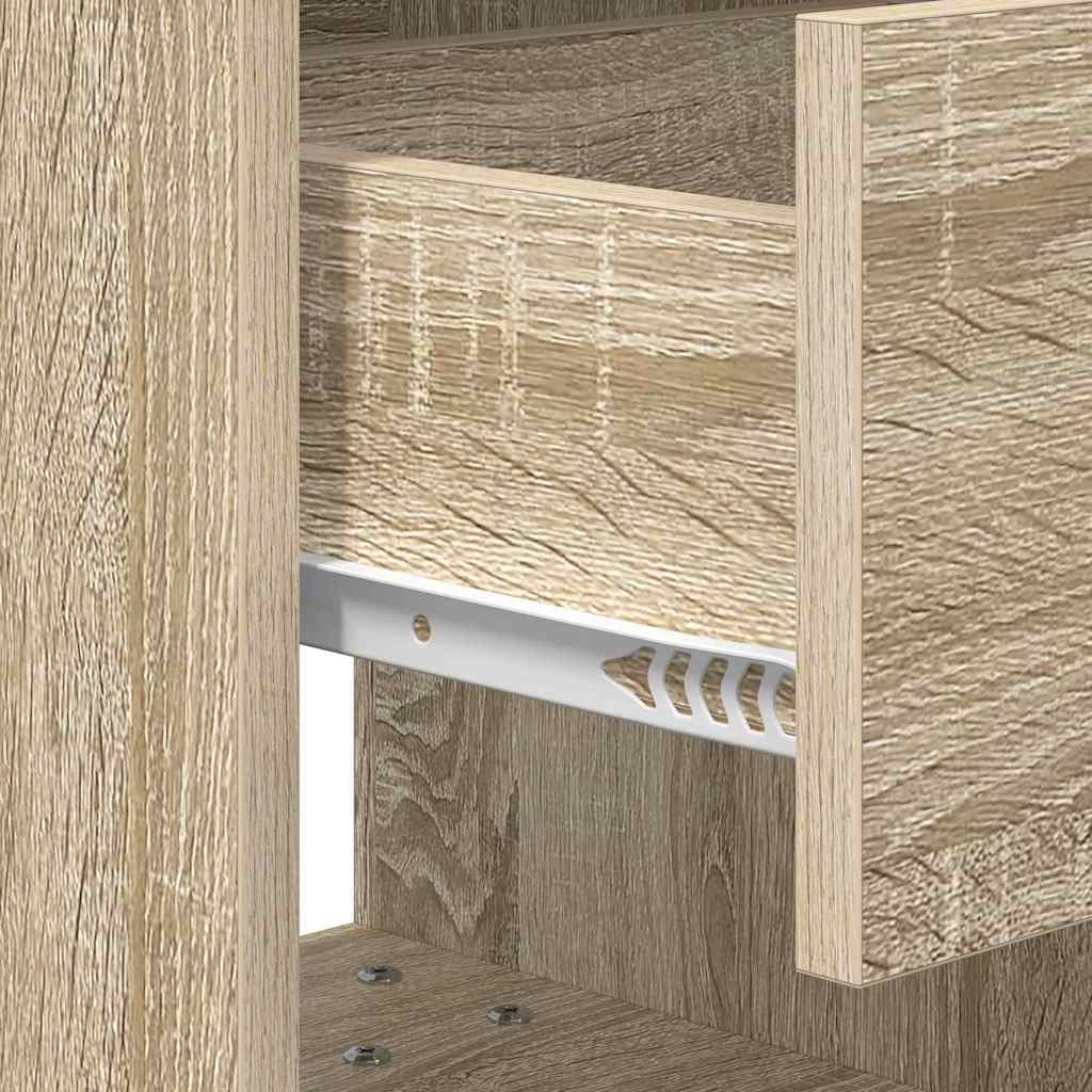 Noční Stolek Sonoma Dub 40,5 X 40 X 48 Cm Kompozitní Dřevo