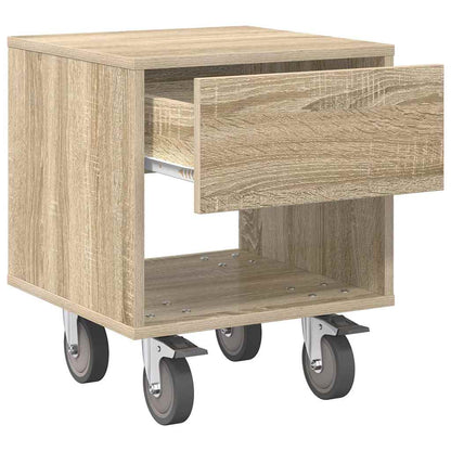 Noční Stolek Sonoma Dub 40,5 X 40 X 48 Cm Kompozitní Dřevo