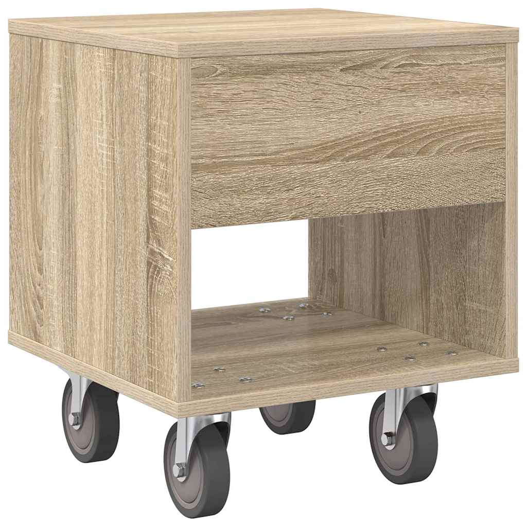 Noční Stolek Sonoma Dub 40,5 X 40 X 48 Cm Kompozitní Dřevo