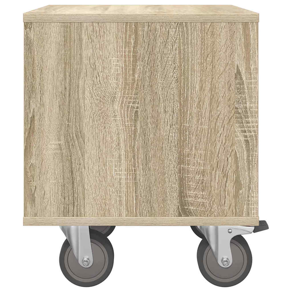Noční Stolek Sonoma Dub 40,5 X 40 X 48 Cm Kompozitní Dřevo