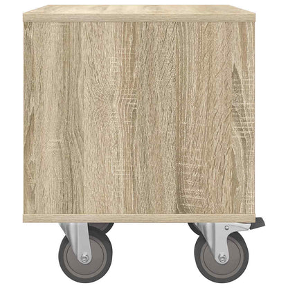 Noční Stolek Sonoma Dub 40,5 X 40 X 48 Cm Kompozitní Dřevo
