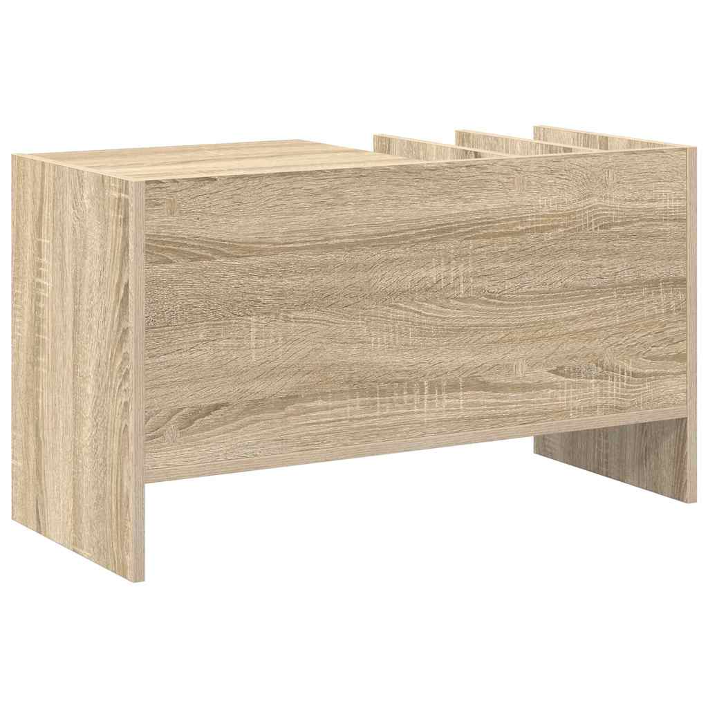 Skříň Na Gramofonové Desky Sonoma Dub 78.5 X 35 X 45 Cm