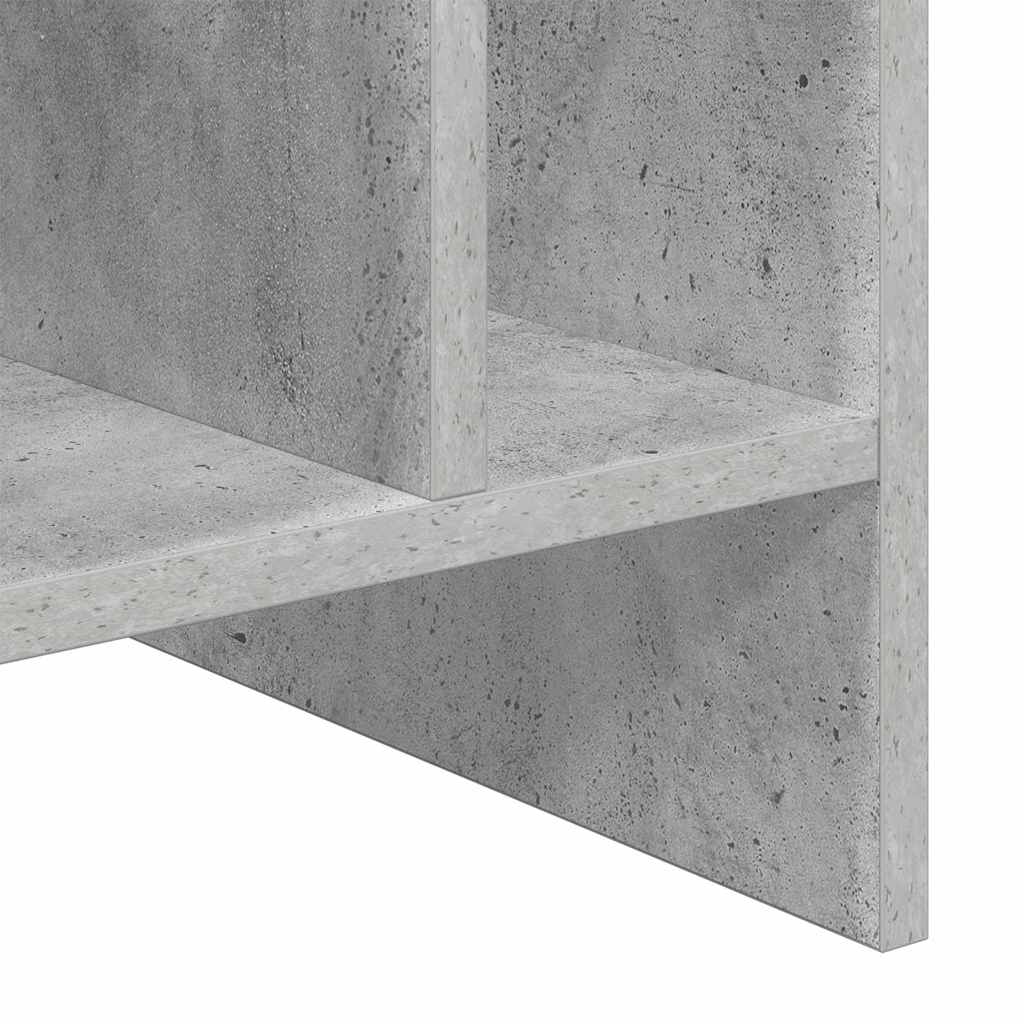 Skříň Na Gramofonové Desky Betonově Šedá 78.5 X 35 X 45 Cm