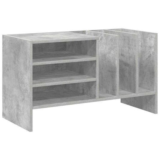 Skříň Na Gramofonové Desky Betonově Šedá 78.5 X 35 X 45 Cm