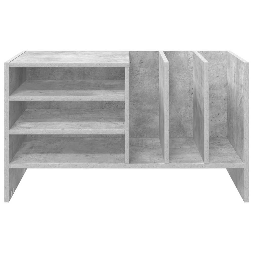 Skříň Na Gramofonové Desky Betonově Šedá 78.5 X 35 X 45 Cm