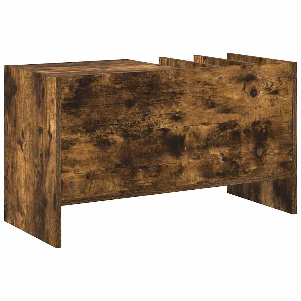 Skříň Na Gramofonové Desky Kouřový Dub 78.5 X 35 X 45 Cm