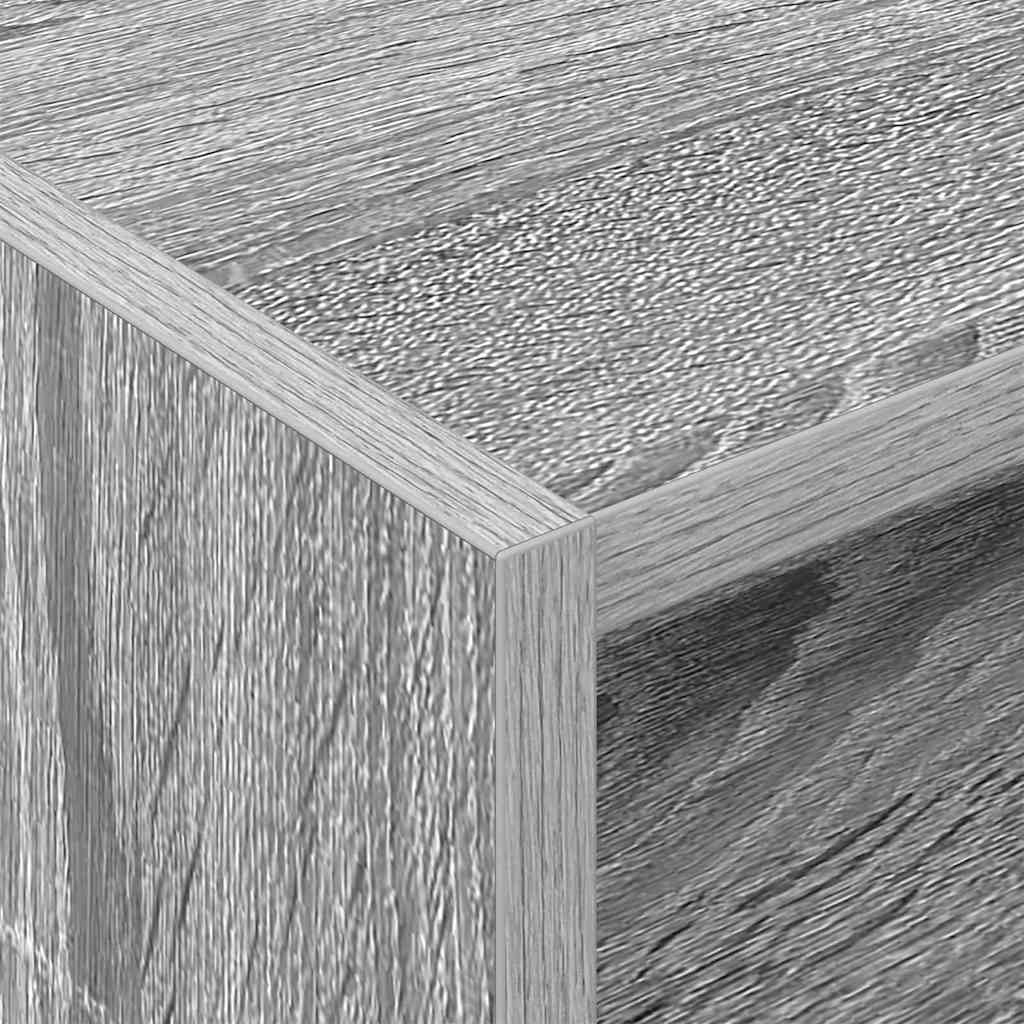 Skříň Na Gramofonové Desky Šedá Sonoma 78.5 X 35 X 45 Cm