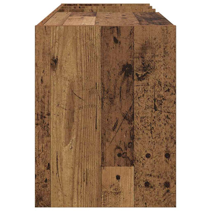 Skříň Na Gramofonové Desky Staré Dřevo 78.5 X 35 X 45 Cm