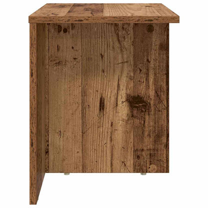 Odkládací Stolek Staré Dřevo 37 X 32 X 40 Cm Kompozitní Dřevo
