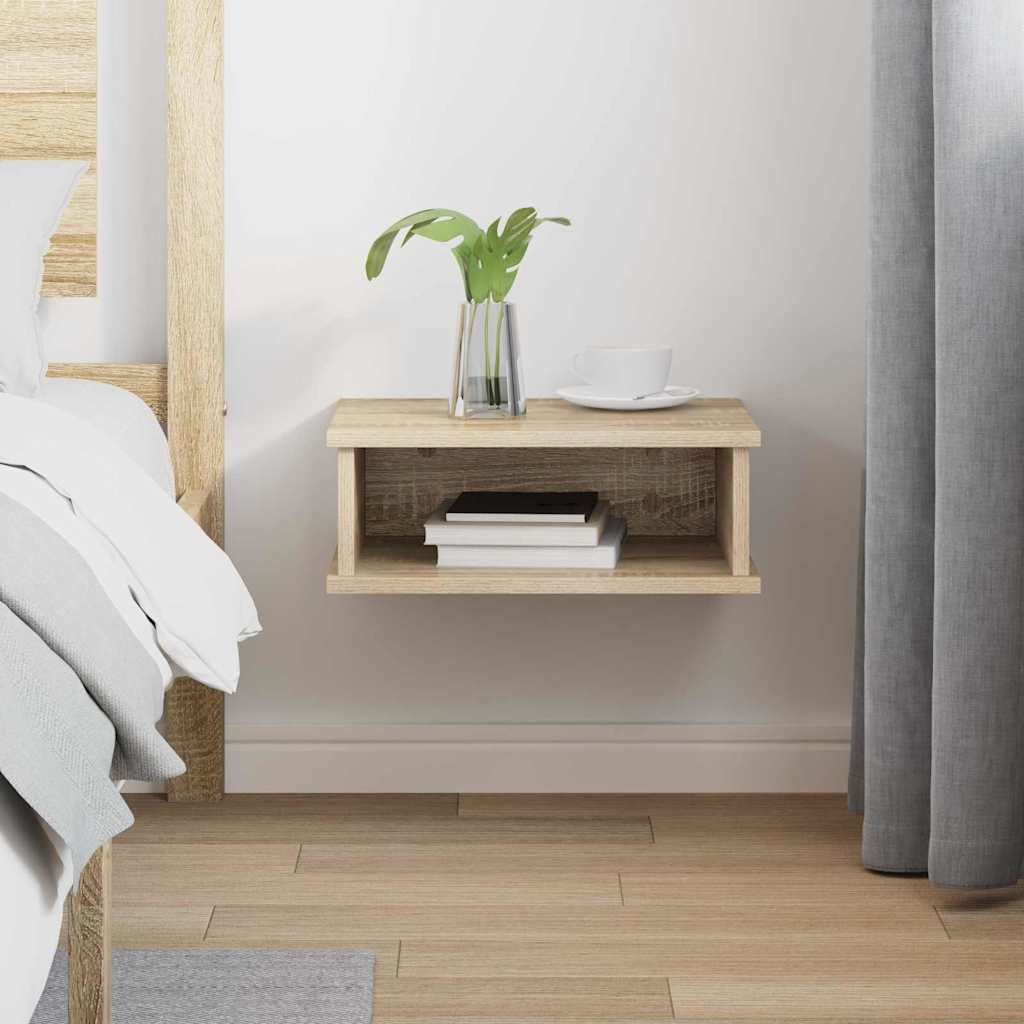 Noční Stolek Sonoma Dub 40 X 31 X 15 Cm Kompozitní Dřevo