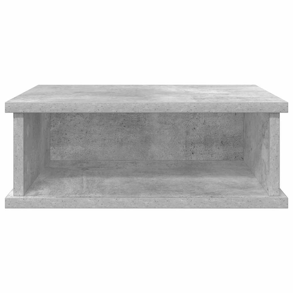 Noční Stolek 2 Ks Betonově Šedá 40 X 31 X 15 Cm