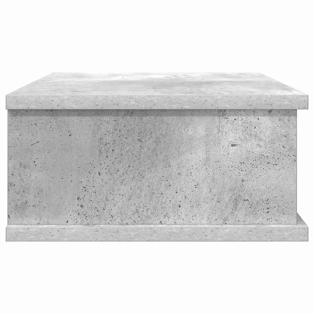 Noční Stolek 2 Ks Betonově Šedá 40 X 31 X 15 Cm