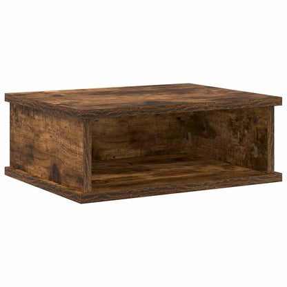 Noční Stolek 2 Ks Kouřový Dub 40 X 31 X 15 Cm Kompozitní Dřevo