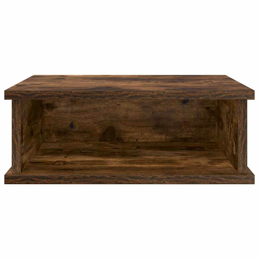 Noční Stolek 2 Ks Kouřový Dub 40 X 31 X 15 Cm Kompozitní Dřevo