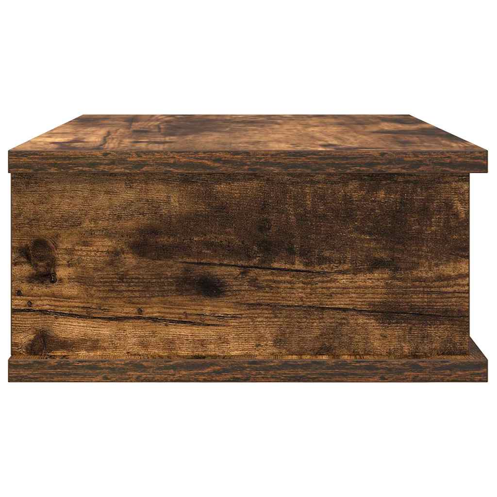 Noční Stolek 2 Ks Kouřový Dub 40 X 31 X 15 Cm Kompozitní Dřevo
