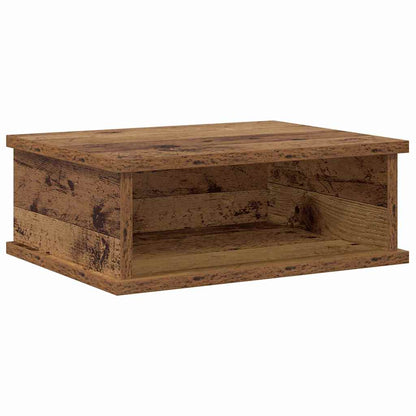 Noční Stolek 2 Ks Staré Dřevo 40 X 31 X 15 Cm Kompozitní Dřevo
