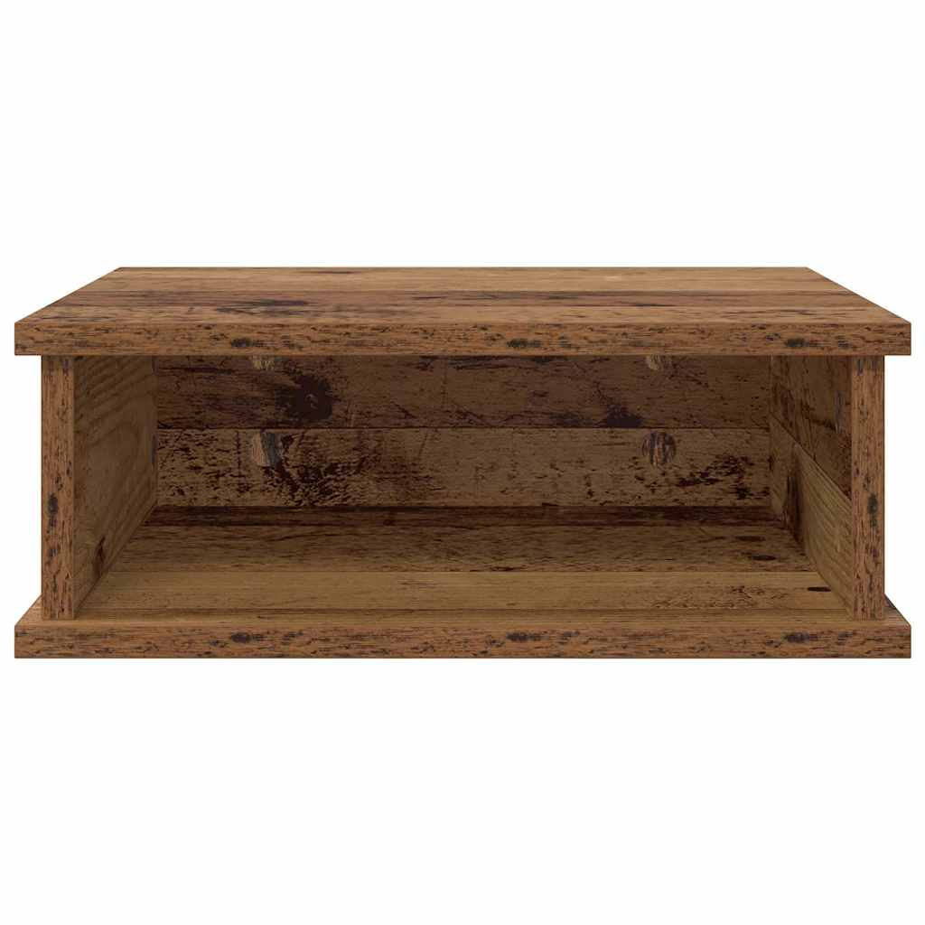 Noční Stolek 2 Ks Staré Dřevo 40 X 31 X 15 Cm Kompozitní Dřevo