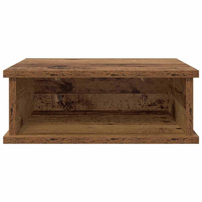 Noční Stolek 2 Ks Staré Dřevo 40 X 31 X 15 Cm Kompozitní Dřevo