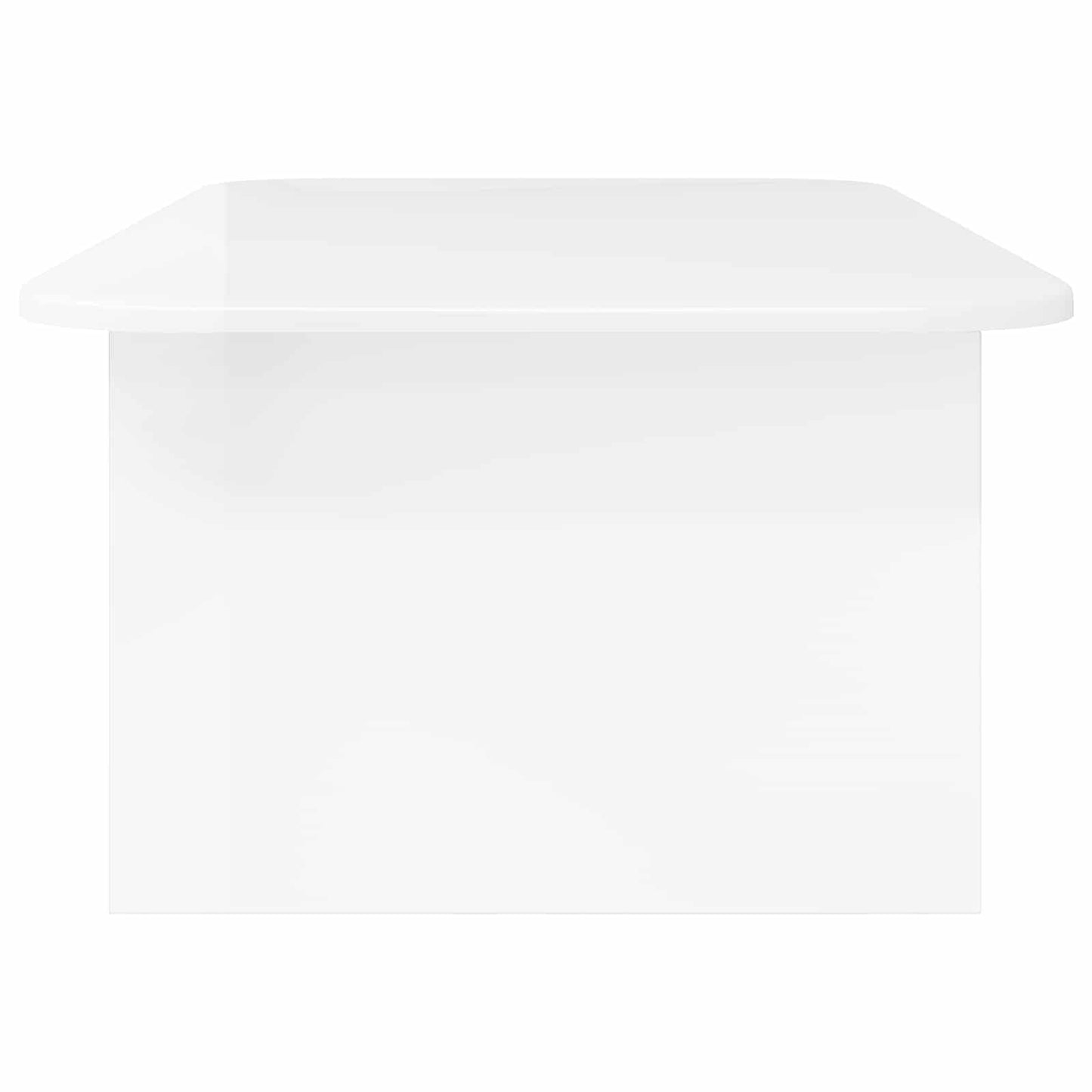 Konferenční Stolek Vysoce Lesklá Bílá 93 X 53 X 33 Cm