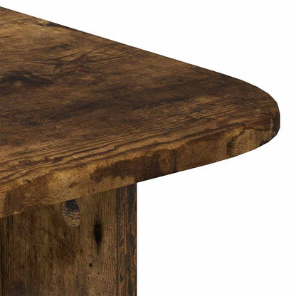 Konferenční Stolek Kouřový Dub 93 X 53 X 33 Cm Kompozitní Dřevo