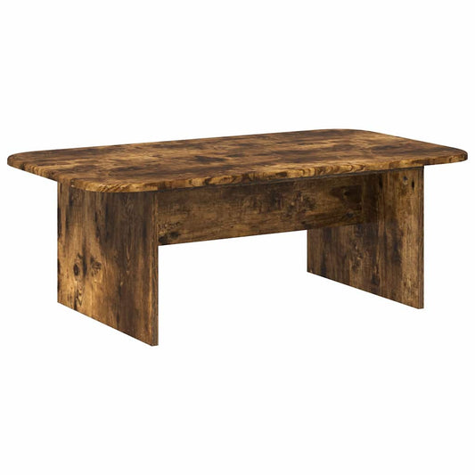 Konferenční Stolek Kouřový Dub 93 X 53 X 33 Cm Kompozitní Dřevo