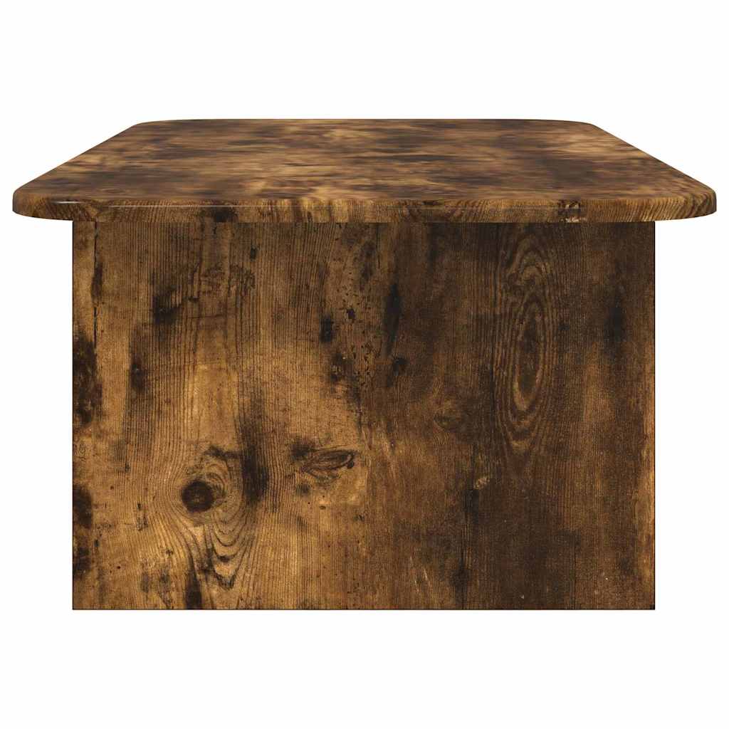 Konferenční Stolek Kouřový Dub 93 X 53 X 33 Cm Kompozitní Dřevo