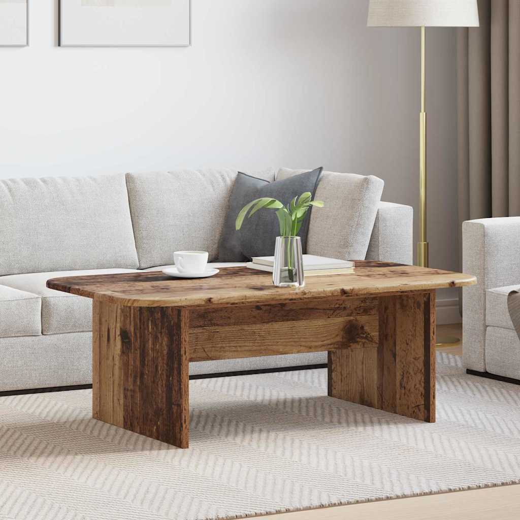 Konferenční Stolek Staré Dřevo 93 X 53 X 33 Cm Kompozitní Dřevo