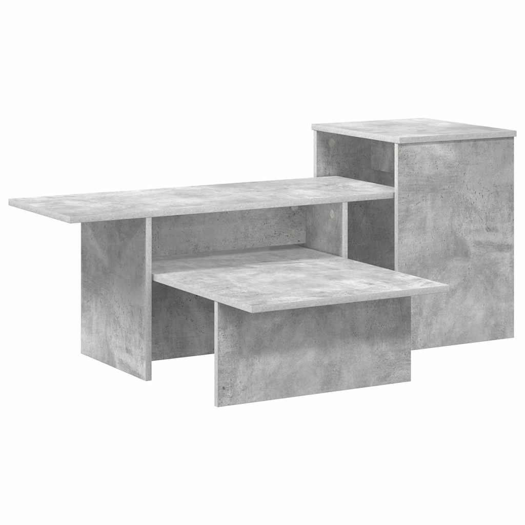 Konzolový Stolek Betonově Šedá 91,5 X 35 X 38,5 Cm