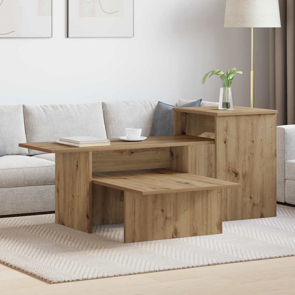 Konzolový Stolek Artisanový Dub 91,5 X 35 X 38,5 Cm