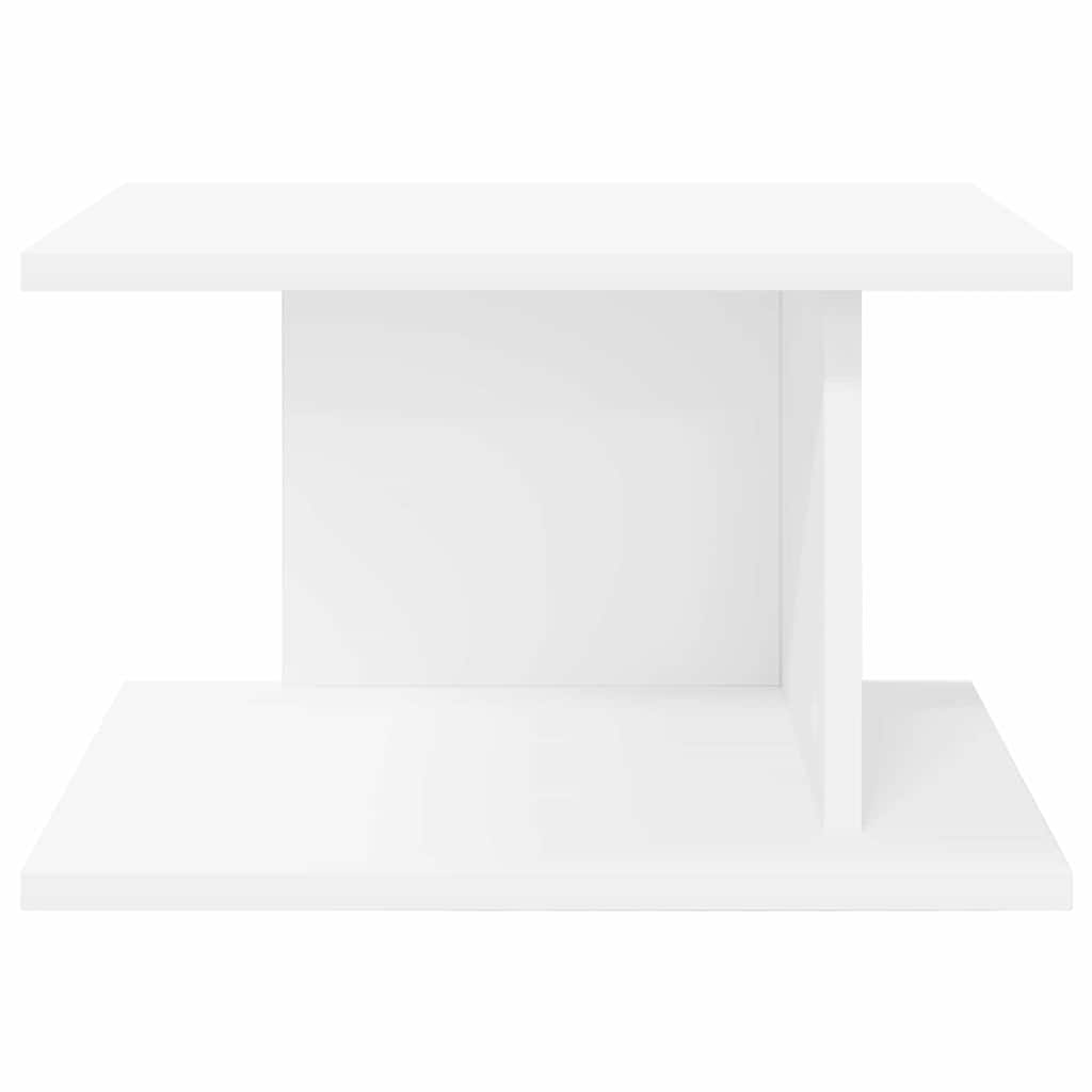 Noční Stolek Bílá 40 X 30 X 25 Cm Kompozitní Dřevo
