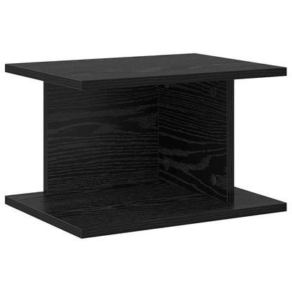 Noční Stolek 2 Ks Černý Dub 40 X 30 X 25 Cm Kompozitní Dřevo