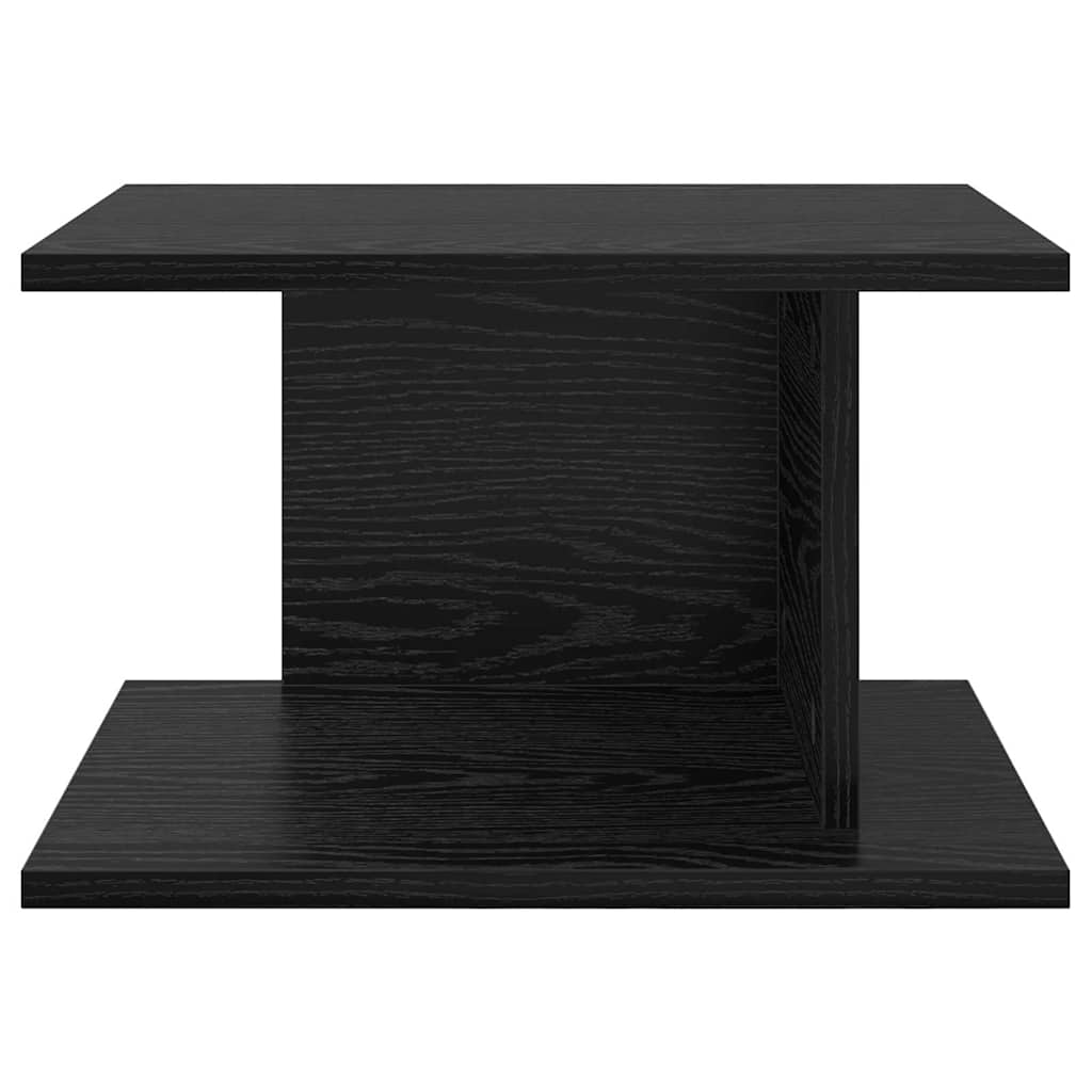 Noční Stolek 2 Ks Černý Dub 40 X 30 X 25 Cm Kompozitní Dřevo