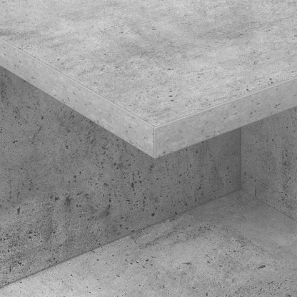 Noční Stolek Betonově Šedá 40 X 30 X 25 Cm Kompozitní Dřevo