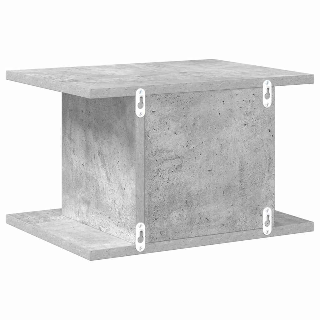 Noční Stolek Betonově Šedá 40 X 30 X 25 Cm Kompozitní Dřevo
