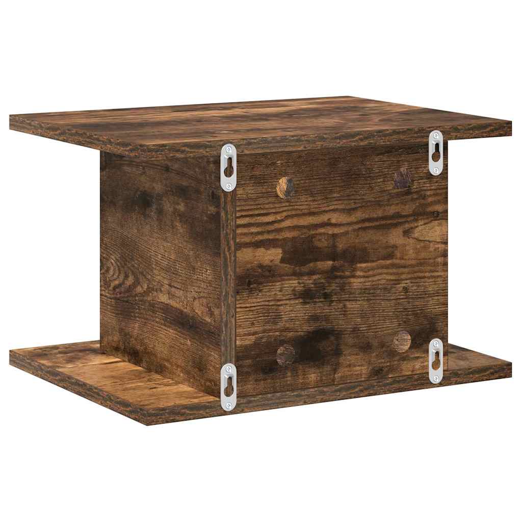 Noční Stolek Kouřový Dub 40 X 30 X 25 Cm Kompozitní Dřevo