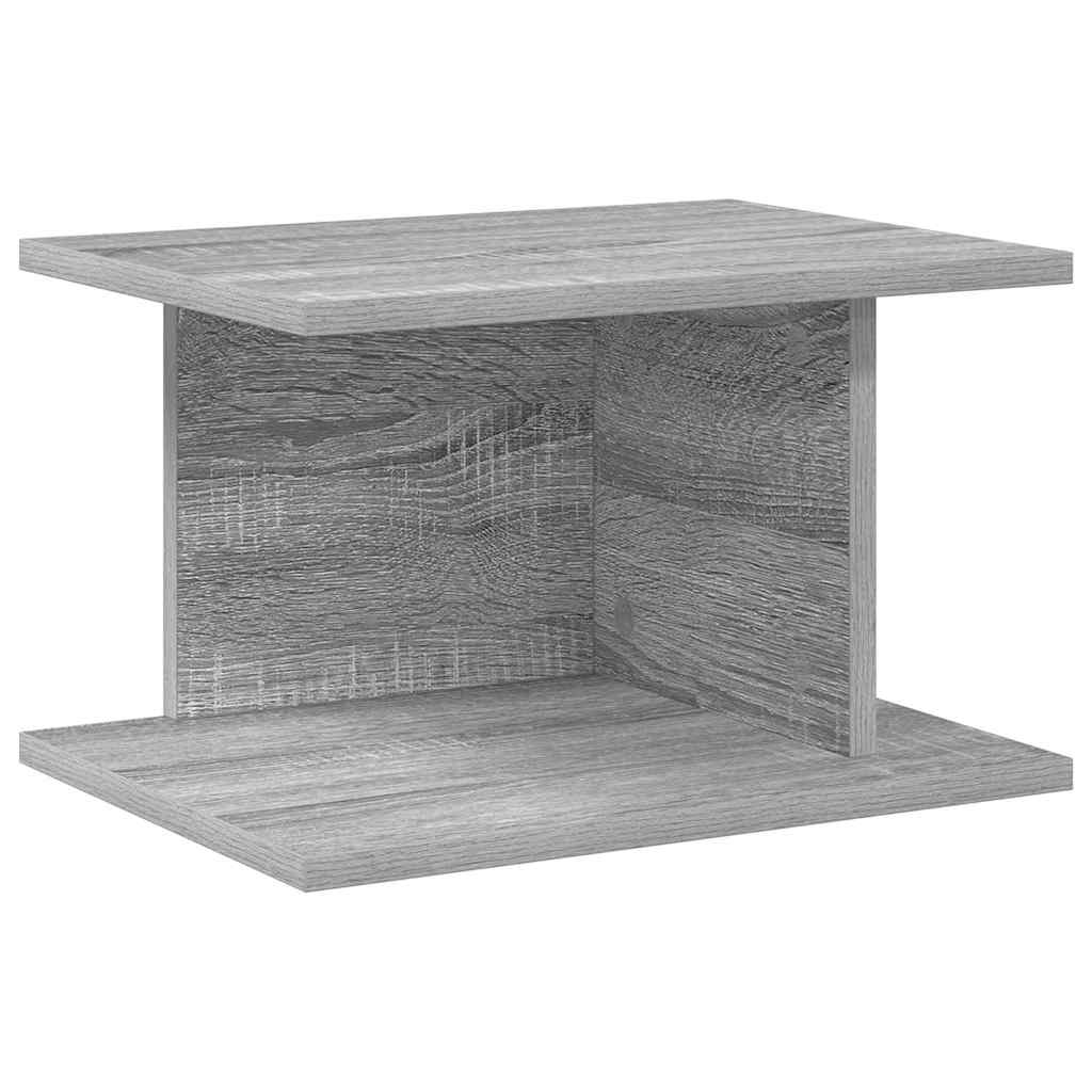 Noční Stolek 2 Ks Šedá Sonoma 40 X 30 X 25 Cm Kompozitní Dřevo
