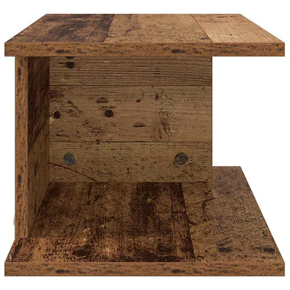 Noční Stolek Staré Dřevo 40 X 30 X 25 Cm Kompozitní Dřevo