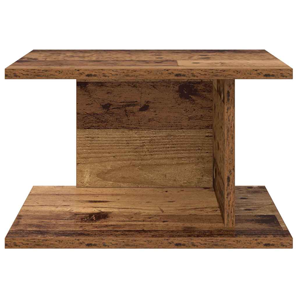 Noční Stolek 2 Ks Staré Dřevo 40 X 30 X 25 Cm Kompozitní Dřevo