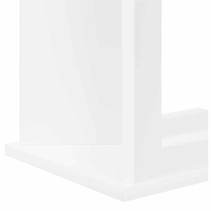 Odkládací Stolek Bílá 35 X 25 X 50 Cm Kompozitní Dřevo