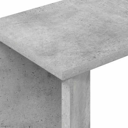 Odkládací Stolek Betonově Šedá 35 X 25 X 50 Cm Kompozitní Dřevo