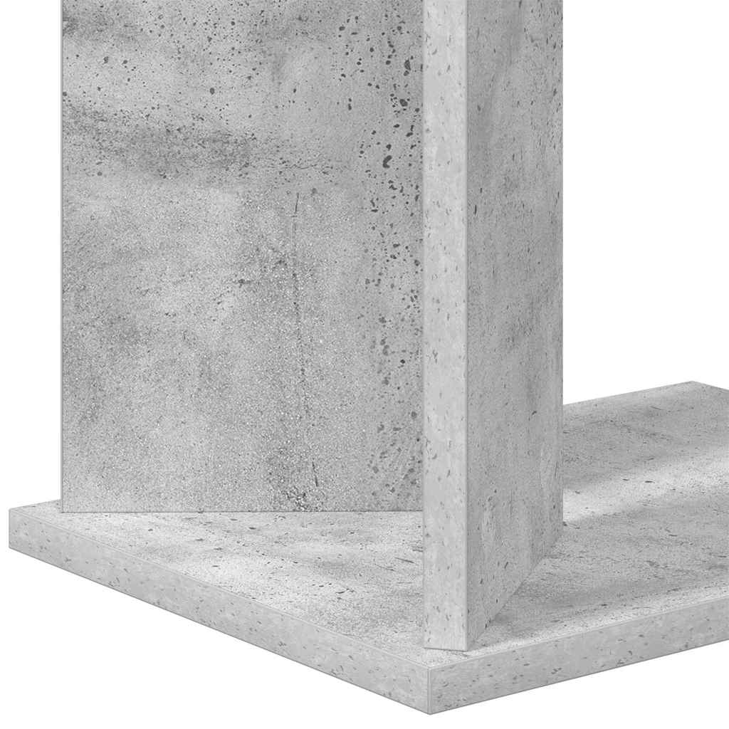 Odkládací Stolek Betonově Šedá 35 X 25 X 50 Cm Kompozitní Dřevo