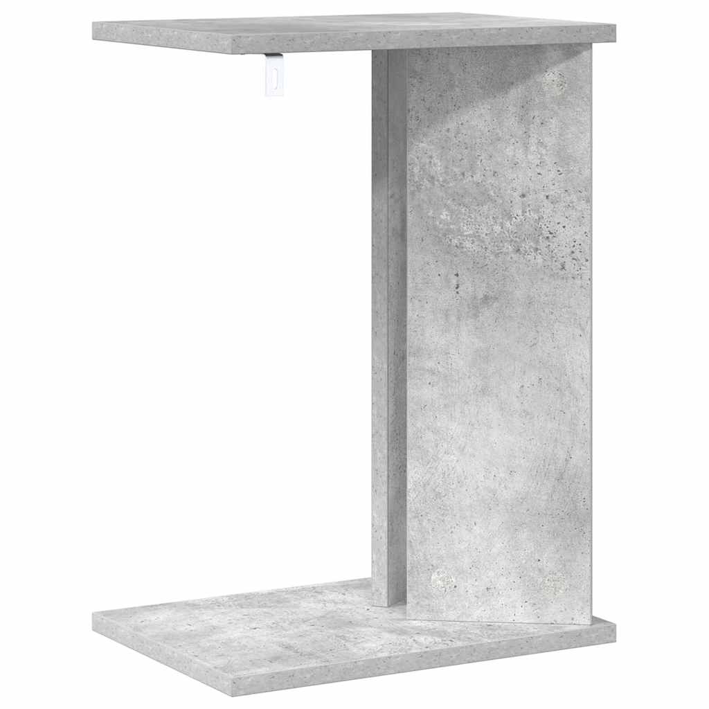 Odkládací Stolek Betonově Šedá 35 X 25 X 50 Cm Kompozitní Dřevo