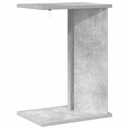 Odkládací Stolek Betonově Šedá 35 X 25 X 50 Cm Kompozitní Dřevo