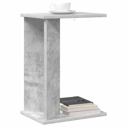 Odkládací Stolek Betonově Šedá 35 X 25 X 50 Cm Kompozitní Dřevo