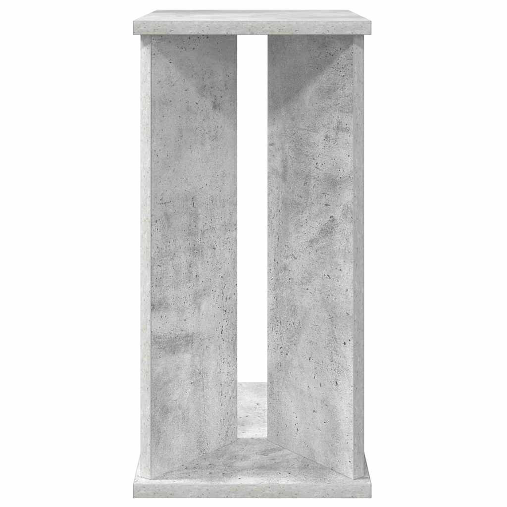 Odkládací Stolek Betonově Šedá 35 X 25 X 50 Cm Kompozitní Dřevo